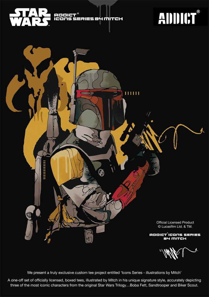 Cool Stuff: Addict X Star Wars T-Shirts, Boba Fett Autograph