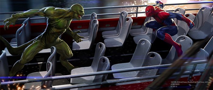 Amazing Spider-Man - Cut Bus Chase Concept Art