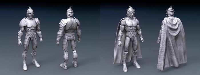 Aquaman Figures 3D Models