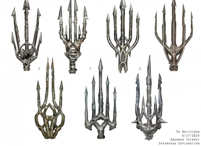 Aquaman Trident Concept Art