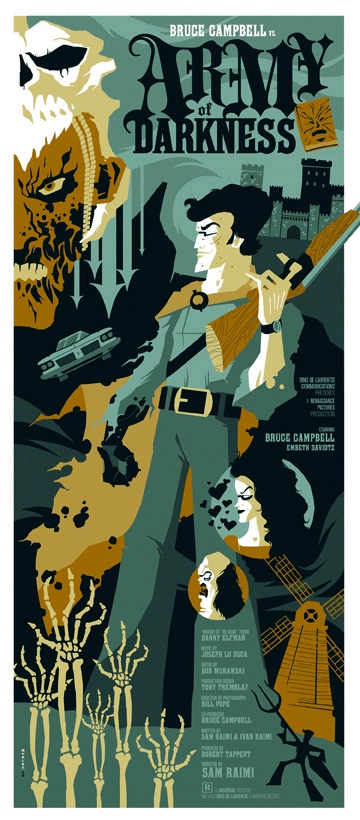 tom whalen's army of darkness poster