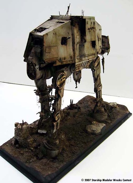 Abandoned Refuge AT-AT Star Wars Model