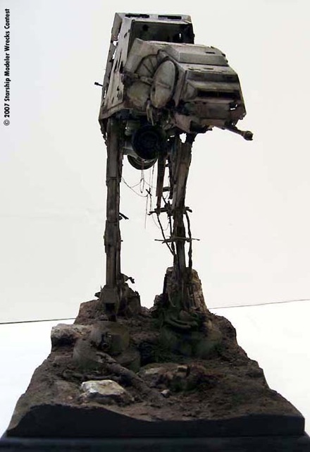 Abandoned Refuge AT-AT Star Wars Model