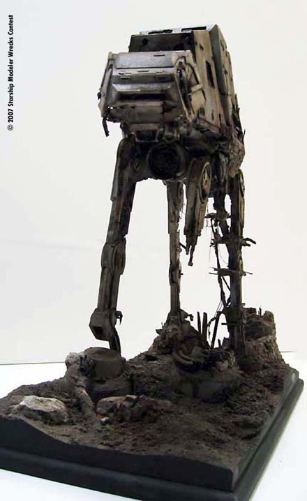 Abandoned Refuge AT-AT Star Wars Model