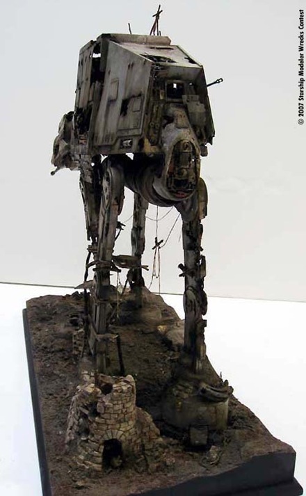 Abandoned Refuge AT-AT Star Wars Model