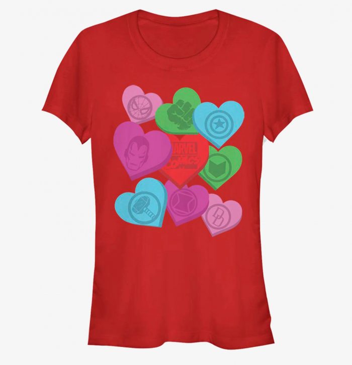 Avengers Candy Heart Shirts