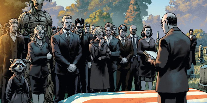 Avengers Funeral Comic