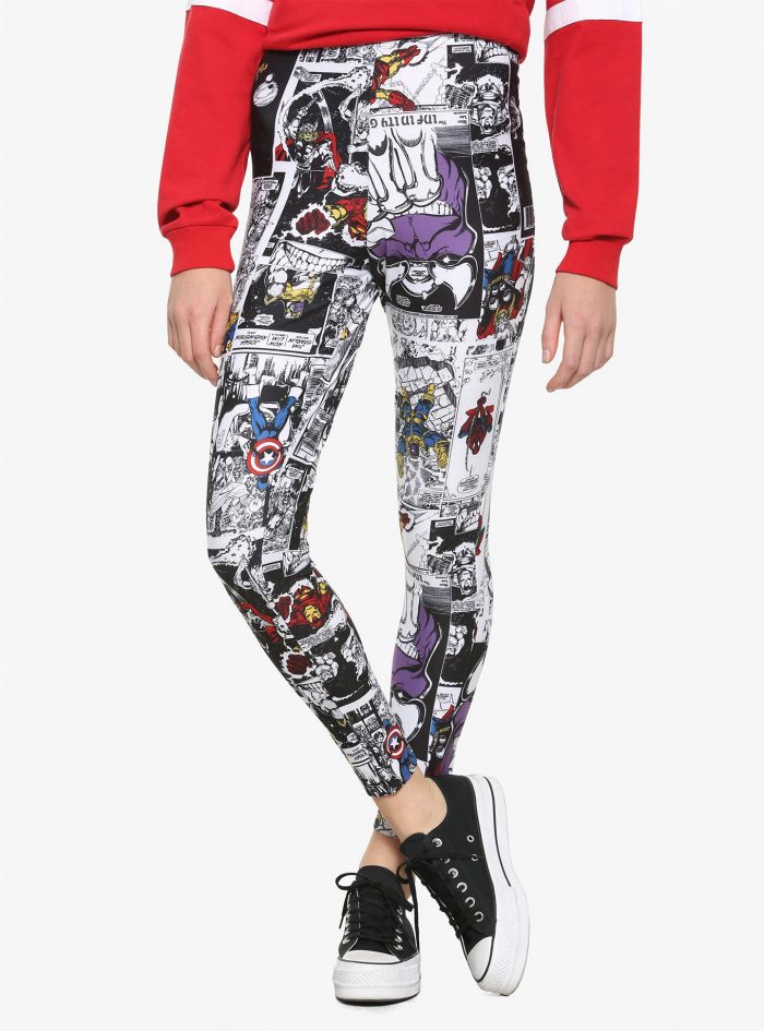 Avengers Comic Panel Leggings