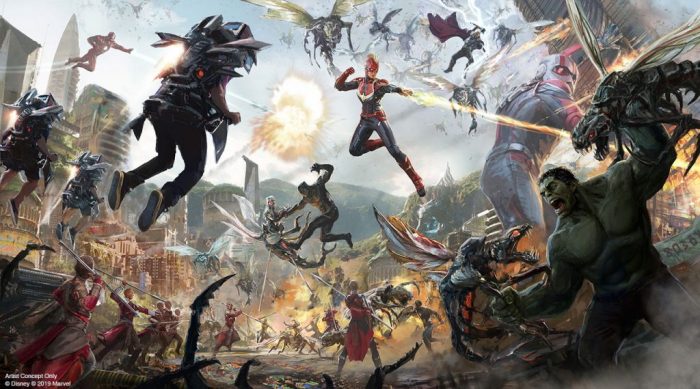 avengers e-ticket ride concept art