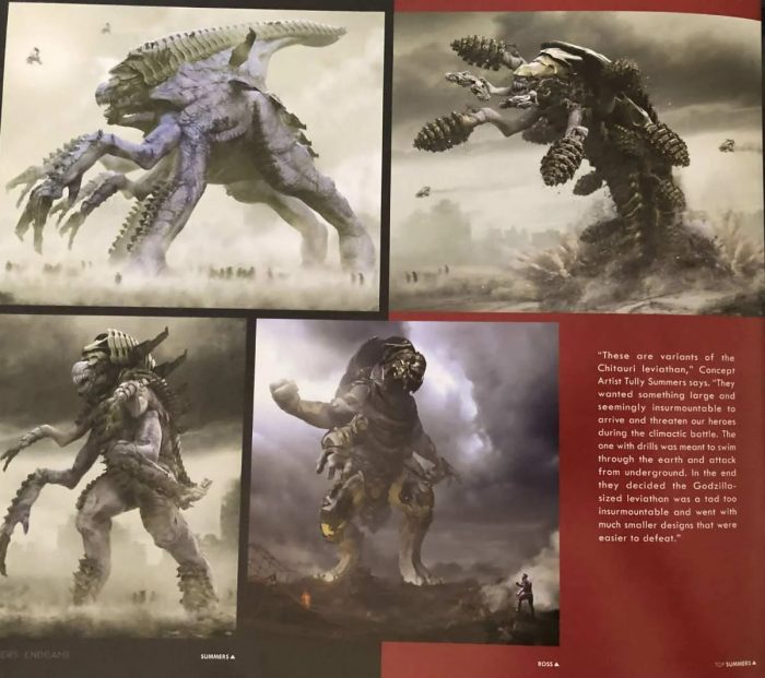 Avengers: Endgame Concept Art - Chitauri Leviathans