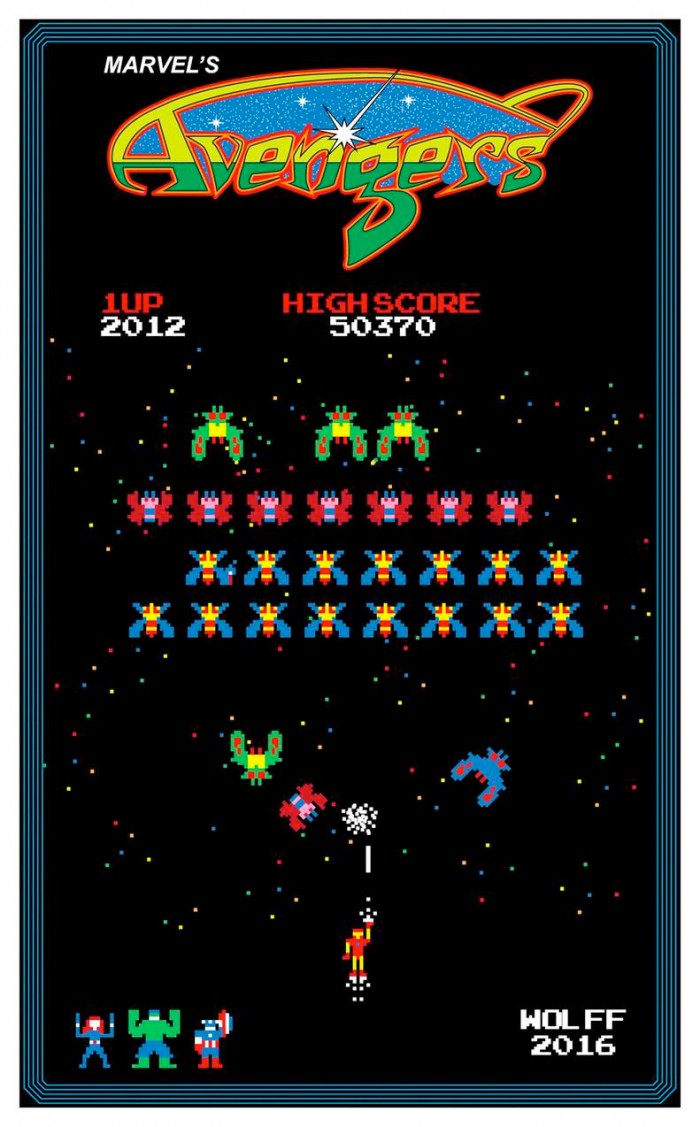 Avengers Galaga Mash-Up