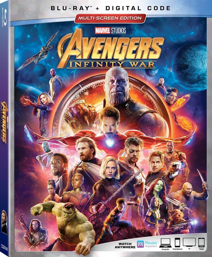 Avengers Infinity War Blu-Ray Cover
