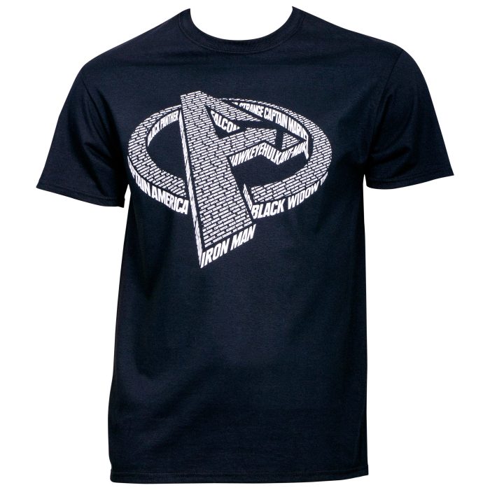 Avengers - Logo Shirt - Superhero Names