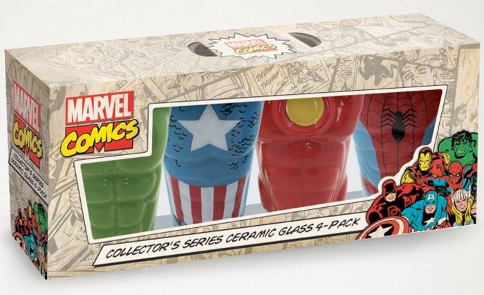 Avengers Molded Pint Glasses