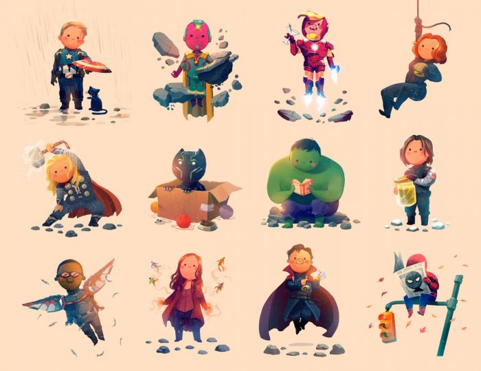 Olly Moss Avengers Prints