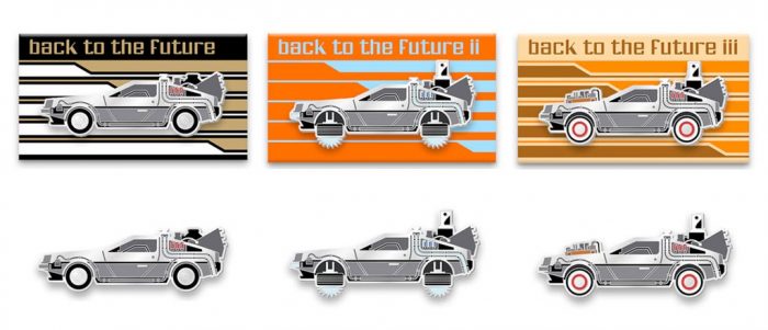 Back to the Future Enamel Pins