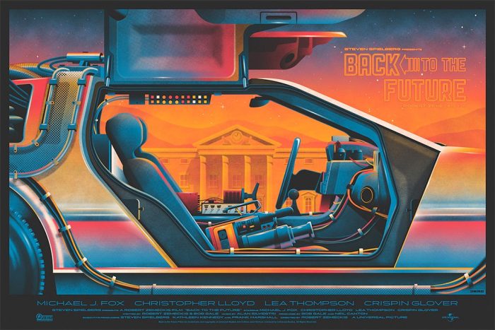 Back to the Future Mondo Print