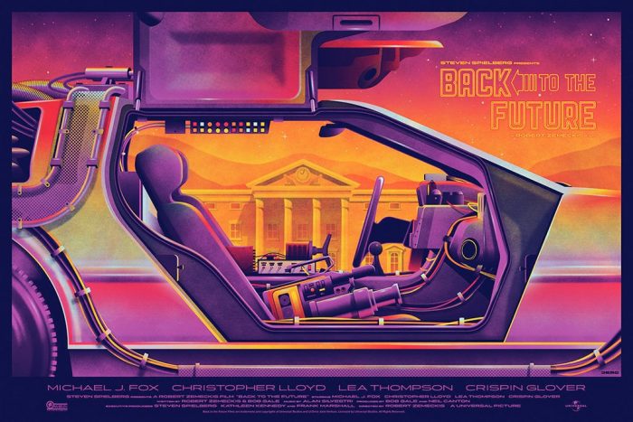 Back to the Future Mondo Print