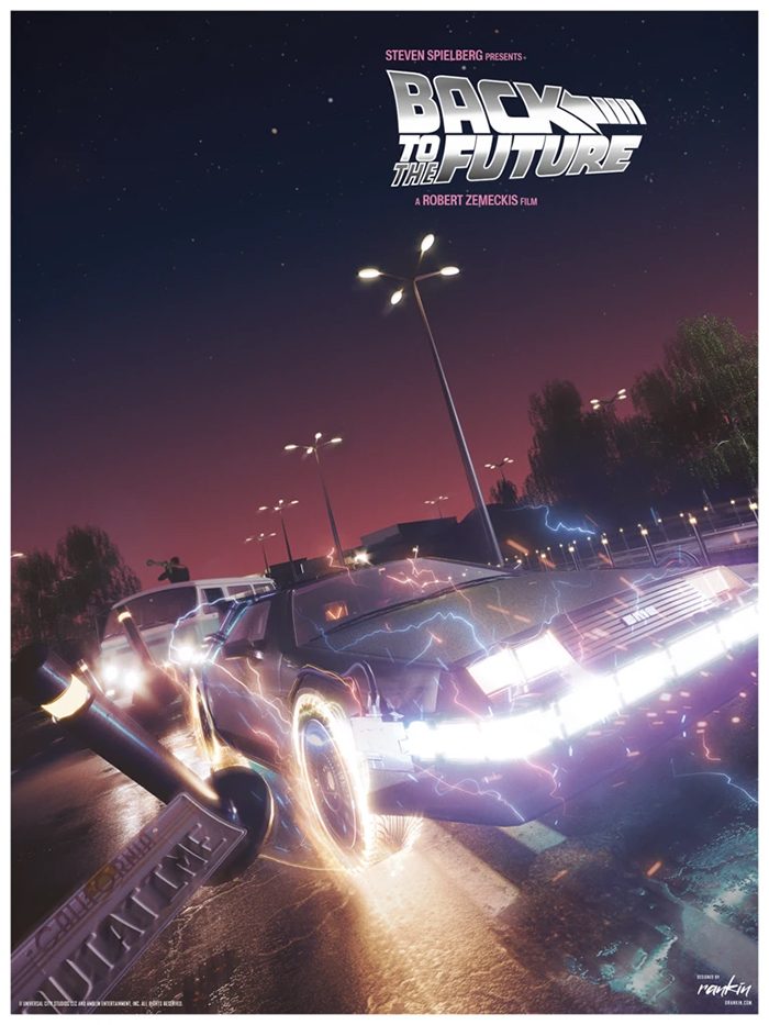 Oliver Rankin Back to the Future Posters