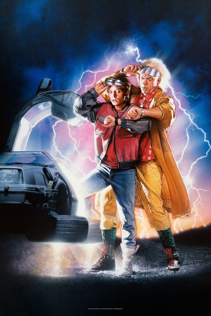 Back to the Future Part II Screen Print Poster