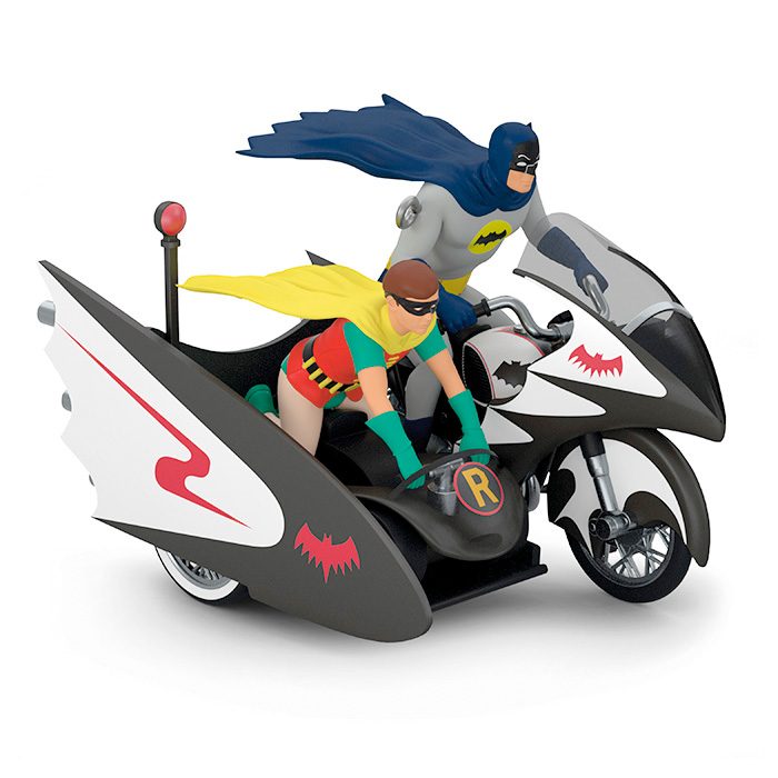 Batman 1966 Batcycle Ornament