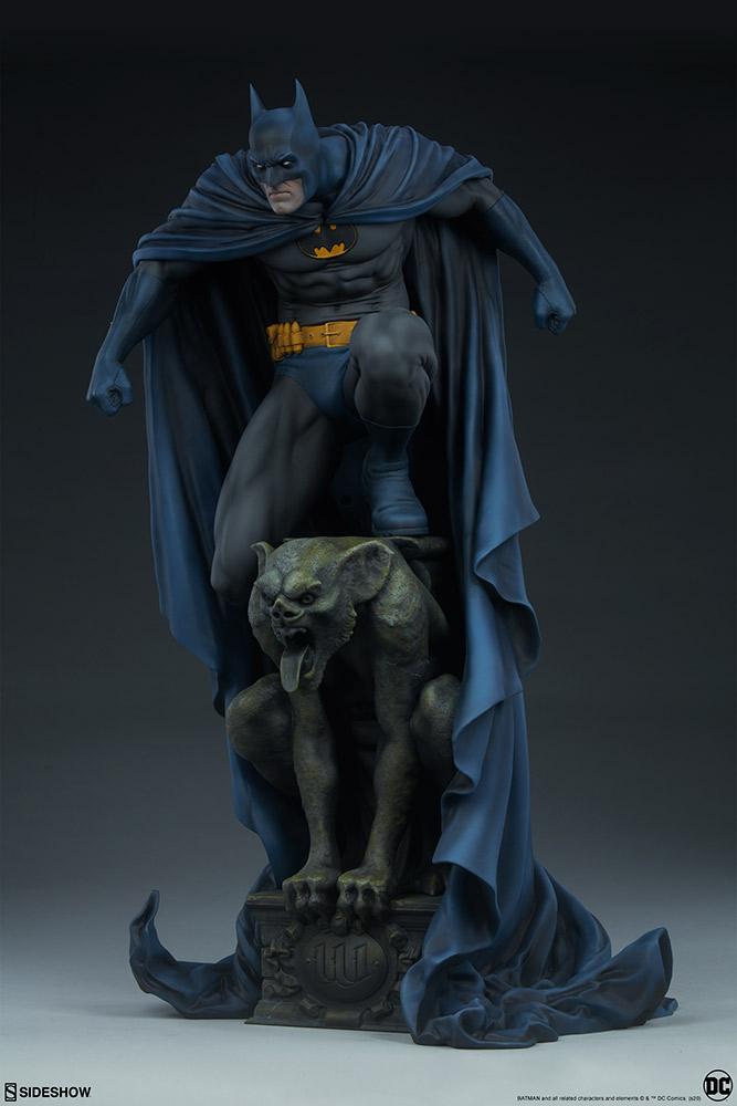 Batman Gray and Black Statue - Sideshow Collectibles