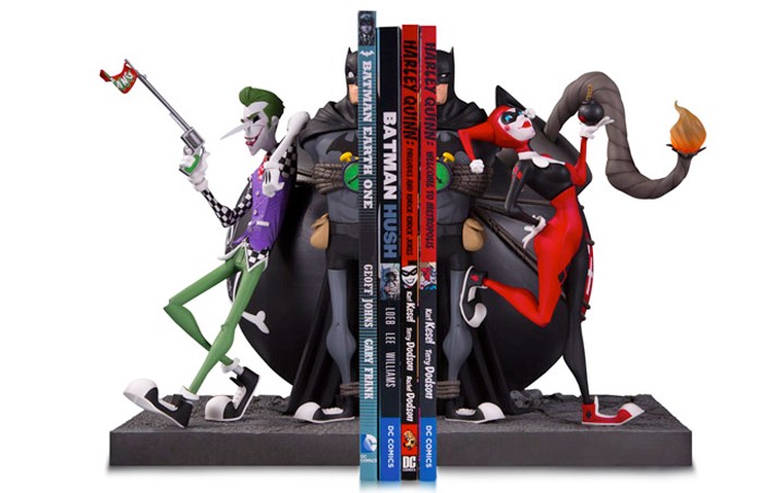 Batman, The Joker & Harley Quinn Bookends