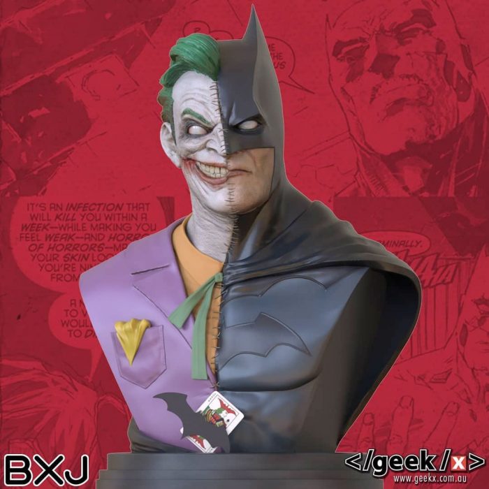 Batman and Joker Hybrid Bust