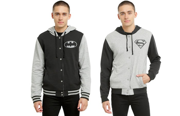 Batman and Superman Reversible Hoodie