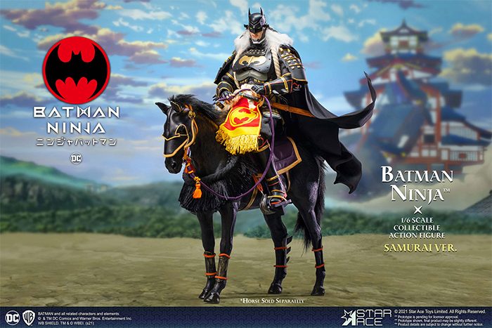 Batman Ninja and Samurai Horse Figure