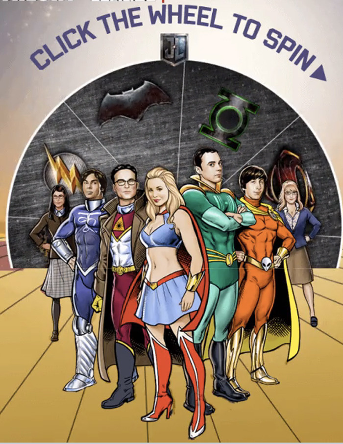 The Big Bang Theory - Justice League Contest