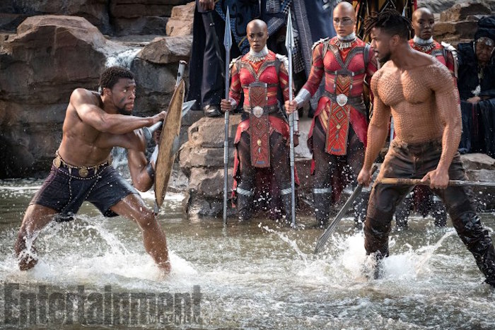 Black Panther Chadwick Boseman Michael B Jordan