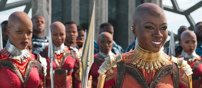 black women of black panther