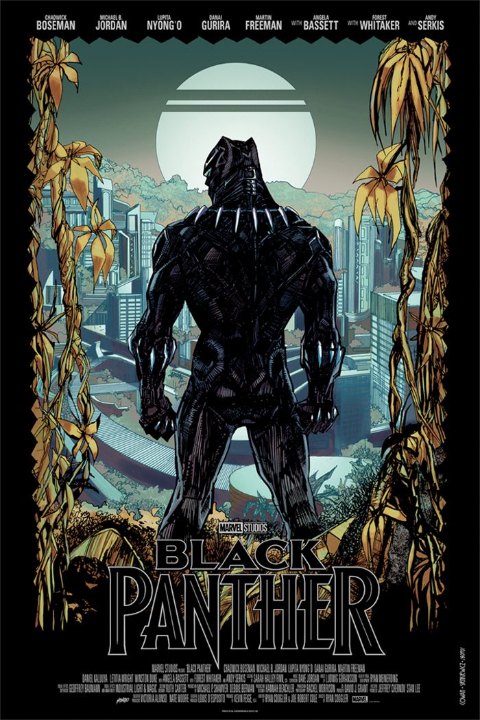 Black Panther Mondo Poster