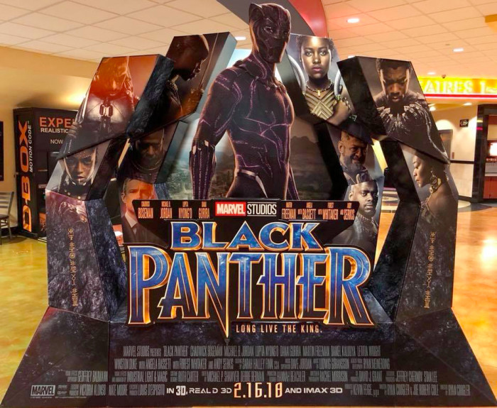 Black Panther Movie Theater Standee