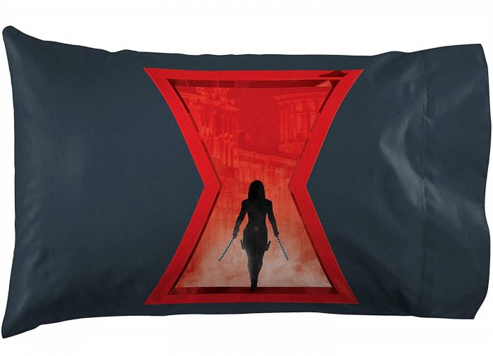 Black Widow Grey Pillowcase