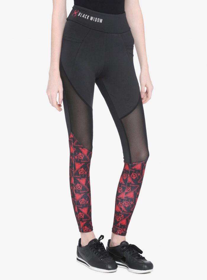 Black Widow Panel Leggings