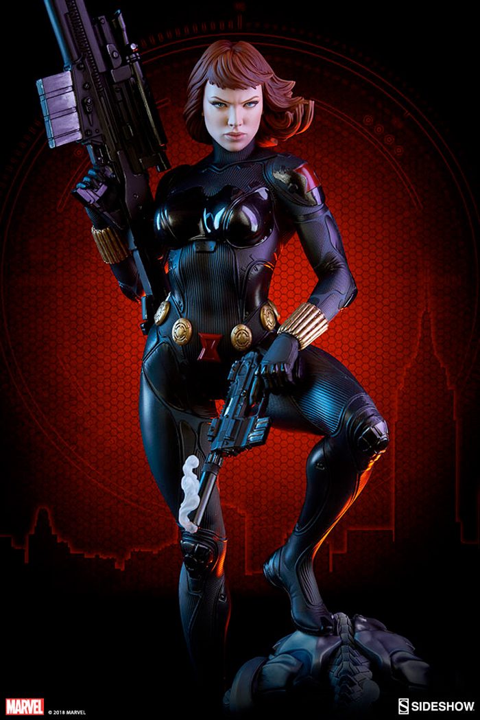 Black Widow Sideshow Collectibles Statue