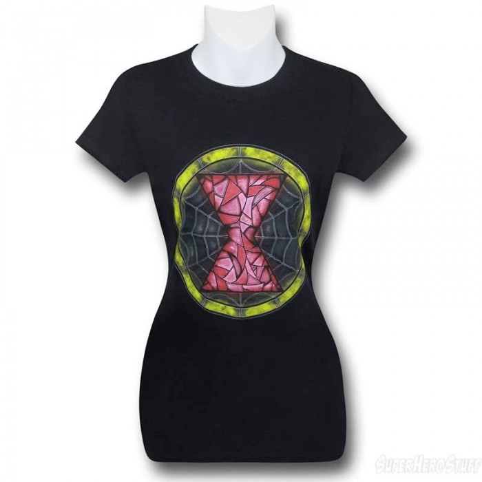 blackwidow-stainedglass-shirt