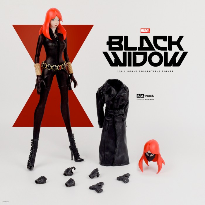 ThreeA Black Widow Figure