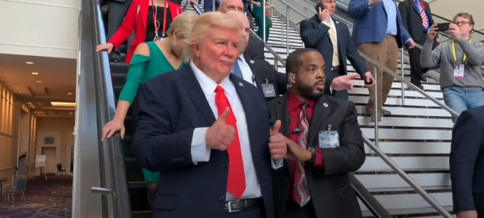 Trump Impersonator at CPAC