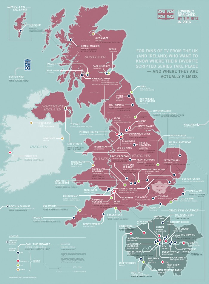 British TV Map