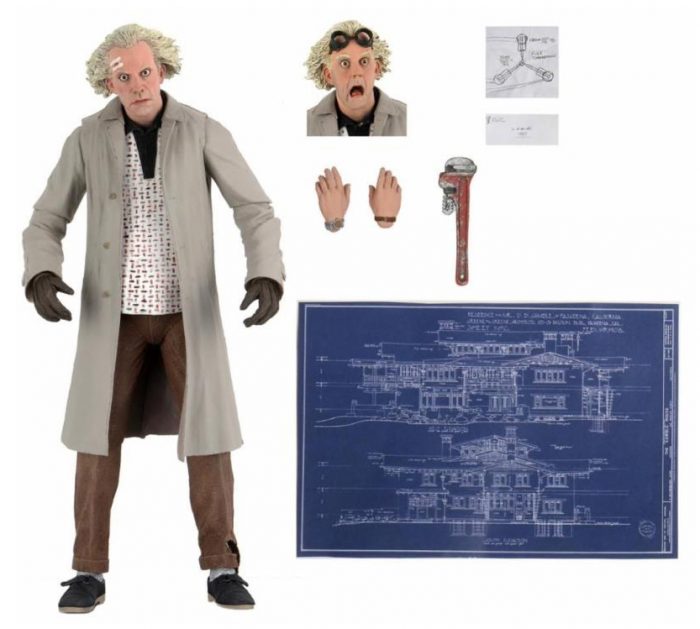 NECA's Back to the Future Doc Brown Action Figure