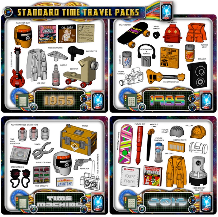 Back to the Future LEGO accessories