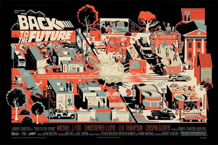 Mondo Back to the Future Print - Adam Simpson (Regular)