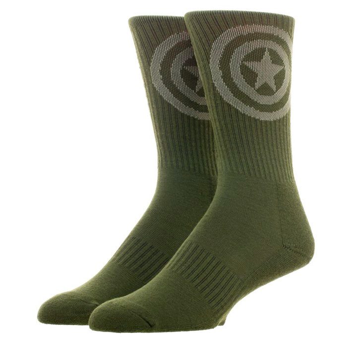 Captain America Crew Socks