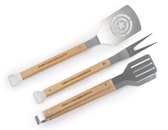 Captain America BBQ Utensils