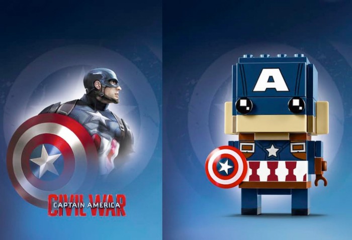 Captain America LEGO BrickHeadz