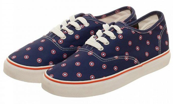 Captain America Deck Shoes