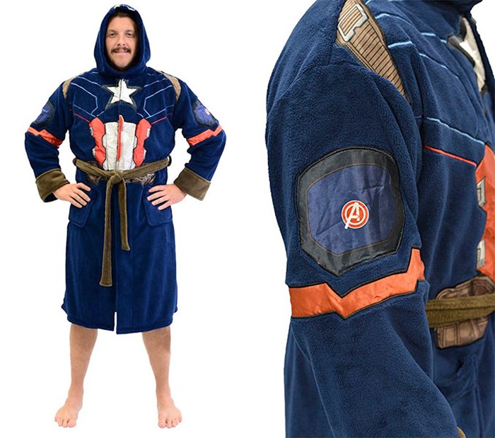 Captain America Fleece Robe